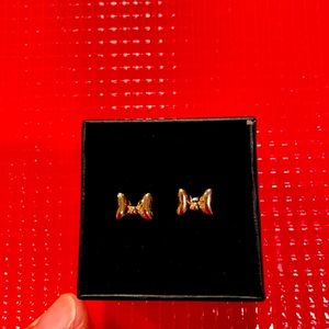 Disney Minnie Mouse Bow Minimalist Studs